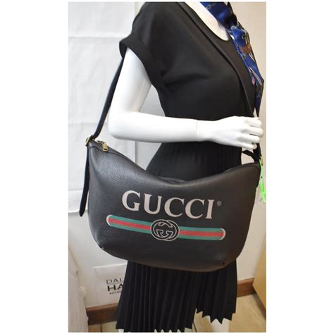 gucci bag half moon|authentic gucci hobo bag.